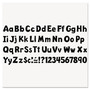 TREND Ready Letters Playful Combo Set, Black, 4"h, 216/Set (TEPT79741) View Product Image