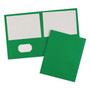 Avery Two-Pocket Folder, 40-Sheet Capacity, 11 x 8.5, Green, 25/Box (AVE47987) View Product Image