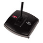 Rubbermaid Commercial Floor and Carpet Sweeper, 44" Handle, Black/Gray