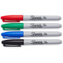 Sharpie Fine Tip Permanent Marker, Fine Bullet Tip, Assorted Colors, 4/Set