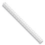 Staedtler Triangular Scale Plastic Architects Ruler, 12" Long, Plastic, White