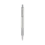Zebra F-701 Ballpoint Pen, Retractable, Fine 0.7 mm, Black Ink, Stainless Steel/Black Barrel