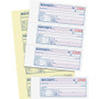Adams Money/Rent Receipt Book, Two-Part Carbonless, 7.13 x 2.75, 200 Forms Total