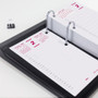 Brownline Daily Calendar Pad Refill, 6 x 3.5, White/Burgundy/Gray Sheets, 12-Month (Jan to Dec): 2024 View Product Image