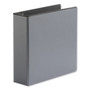 Universal Deluxe Easy-to-Open D-Ring View Binder, 3 Rings, 3" Capacity, 11 x 8.5, Black