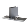 Universal Deluxe Easy-to-Open D-Ring View Binder, 3 Rings, 3" Capacity, 11 x 8.5, Black