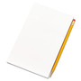 Universal Scratch Pads, Unruled, 4 x 6, White, 100 Sheets, 12/Pack UNV35614