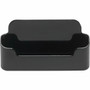 Deflecto Single Business Card Holder - 1.8" Height x 3.9" Width x 1.4" Depth - Plastic - Black