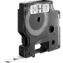 DYMO D1 High-Performance Polyester Removable Label Tape, 0.37" x 23 ft, Black on White