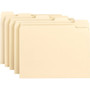 Smead Manila File Folders, 1/5-Cut Tabs: Assorted, Letter Size, 0.75" Expansion, Manila, 100/Box