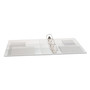Avery TouchGuard Protection Heavy-Duty View Binders with Slant Rings, 3 Rings, 2" Capacity, 11 x 8.5, White