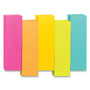 Post-it Page Flag Markers, Assorted Brights, 100 Flags/Pad, 5 Pads/Pack