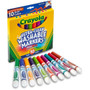 Crayola Bold Colors Washable Markers - Broad Conical Marker Point - Washable - Plum, Golden Yellow, Primrose, Azure, Copper, Emerald, Teal, Raspberry, Kiwi, Pumpkin Ink