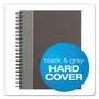TOPS Royale Wirebound Business Notebooks, 1-Subject, Medium/College Rule, Black/Gray Cover, (96) 10.5 x 8 Sheets