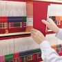 Smead Shelf-Master Reinforced End Tab Colored Folders, Straight Tabs, Letter Size, 0.75" Expansion, Red, 100/Box