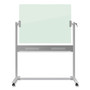 Quartet Infinity Glass Dry-Erase Board Presentation Easel, 24" x 36", White Surface