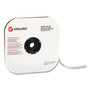 VELCRO Brand Sticky-Back Fasteners, Loop Side, 0.63" x 75 ft, White