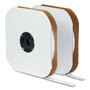 VELCRO Brand Sticky-Back Fasteners, Loop Side, 0.63" x 75 ft, White