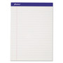 Ampad Perforated Writing Pads, Wide/Legal Rule, 50 White 8.5 x 11.75 Sheets, Dozen TOP20320