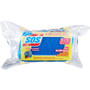S.O.S. All Surface Scrubber Sponge, 2.5 x 4.5, 0.9" Thick, Dark Blue, 3/Pack, 8 Packs/Carton