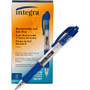 Integra Gel Pen,Retractable,Permanent,.5mm Point,Blue Barrel/Ink (ITA36157) View Product Image