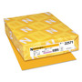Astrobrights Color Paper, 24 lb Bond Weight, 8.5 x 11, Galaxy Gold, 500 Sheets/Ream