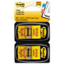 Post-it Flags Arrow Message 1" Page Flags, "Sign Here", Yellow, 50 Flags/Dispenser, 2 Dispensers/Pack (MMM680SH2) View Product Image