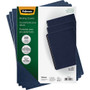 Fellowes Expressions Oversize Linen Presentation Covers - 11.3" Height x 8.8" Width x 0.1" Depth - For Letter 8 1/2" x 11" Sheet - Navy - Linen