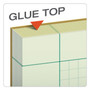 TOPS Engineering Computation Pads, Cross-Section Quadrille Rule (5 sq/in, 1 sq/in), Green Cover, 200 Green-Tint 8.5 x 11 Sheets