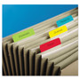 Post-it Tabs 2" Plain Solid Color Angled Tabs, 1/5-Cut, Assorted Colors, 2" Wide, 24/Pack
