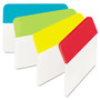 Post-it Tabs 2" Plain Solid Color Angled Tabs, 1/5-Cut, Assorted Colors, 2" Wide, 24/Pack