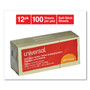 Universal Self-Stick Note Pads, 1.5" x 2", Yellow, 100 Sheets/Pad, 12 Pads/Pack (UNV35662) View Product Image