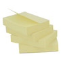 Universal Self-Stick Note Pads, 1.5" x 2", Yellow, 100 Sheets/Pad, 12 Pads/Pack (UNV35662) View Product Image