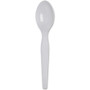 Dixie Plastic Cutlery, Heavyweight Spoon, White, 100/Box