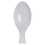 Dixie Plastic Cutlery, Heavyweight Teaspoons, White, 100/Box (DXETH207) View Product Image
