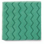 Rubbermaid Commercial Reusable Cleaning Cloths, Microfiber, 16 x 16, Green, 12/Carton