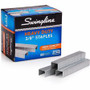 Swingline Staples - Heavy Duty - 3/8" Leg - Holds 60 Sheet(s) - Heavy Duty, Chisel Point - 100 Per Strip