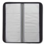 Samsill Professional Vinyl Business Card File, Holds 160 2 x 3.5 Cards, 4.75 x 10.25, Black