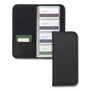 Samsill Professional Vinyl Business Card File, Holds 160 2 x 3.5 Cards, 4.75 x 10.25, Black