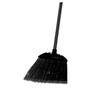 Rubbermaid Commercial Angled Lobby Broom, Poly Bristles, 35" Handle, Black (RCP637400BLA) View Product Image