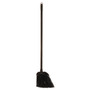 Rubbermaid Commercial Angled Lobby Broom, Poly Bristles, 35" Handle, Black (RCP637400BLA) View Product Image