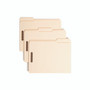 Smead Top Tab Fastener Folders, 1/3-Cut Tabs: Assorted, 0.75" Expansion, 2 Fasteners, Letter Size, Manila Exterior, 50/Box