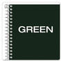 Oxford Earthwise by Oxford Recycled One-Subject Notebook, Narrow Rule, Green Cover, (80) 8 x 5 Sheets View Product Image