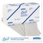 Scott Pro Scottfold Towels, 1-Ply, 9.4 x 12.4, White, 175 Towels/Pack, 25 Packs/Carton (KCC01980) View Product Image