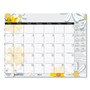 House of Doolittle Recycled Desk Pad Calendar, Wild Flowers Artwork, 22 x 17, White Sheets, Black Binding/Corners,12-Month (Jan-Dec): 2024 View Product Image