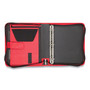 Five Star Tech Zipper Binder, 3 Rings, 1.5" Capacity, 11 x 8.5, Red/Black Accents