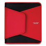 Five Star Tech Zipper Binder, 3 Rings, 1.5" Capacity, 11 x 8.5, Red/Black Accents (ACC72206) View Product Image