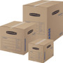 Bankers Box SmoothMove Basic Moving Boxes, Regular Slotted Container (RSC), Small, 12" x 16" x 12", Brown/Blue, 25/Bundle View Product Image