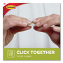 Command Picture Hanging Strips, Large, Removable, Holds Up to 4 lbs per Pair, 0.75 x 3.65, White, 12 Pairs/Pack