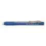 Pentel Clic Eraser Grip Eraser, For Pencil Marks, White Eraser, Blue Barrel